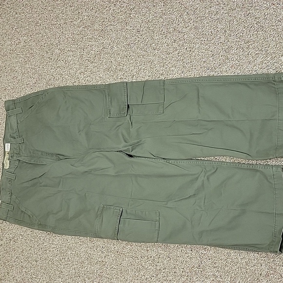 Silvertab Levi's khakis Green Cargo Pants sz 38 x 30 vintage 2001 new with tags - Picture 4 of 7